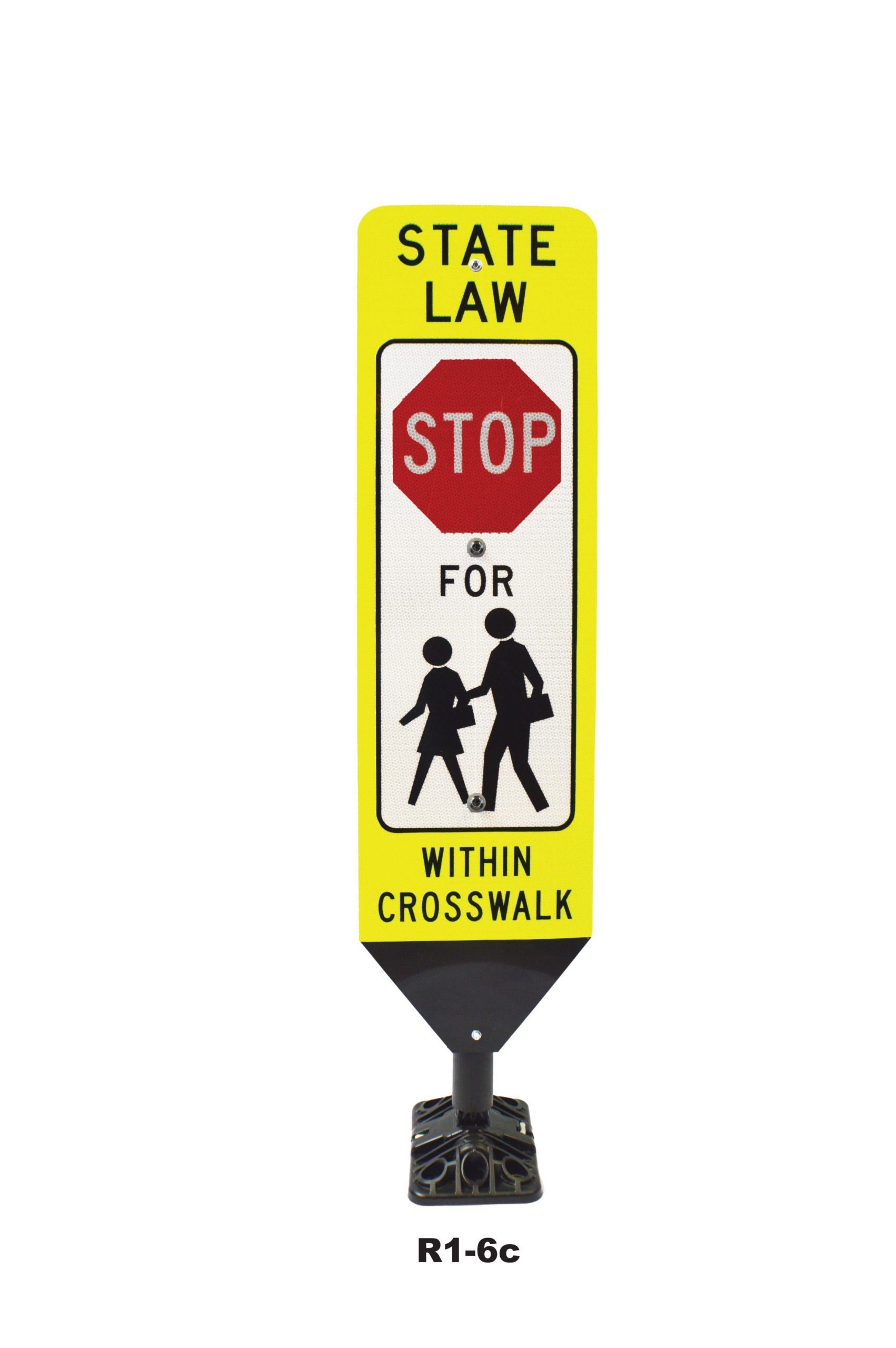 Shur-Flex® In-Street Pedestrian Crosswalk Sign - Image 6