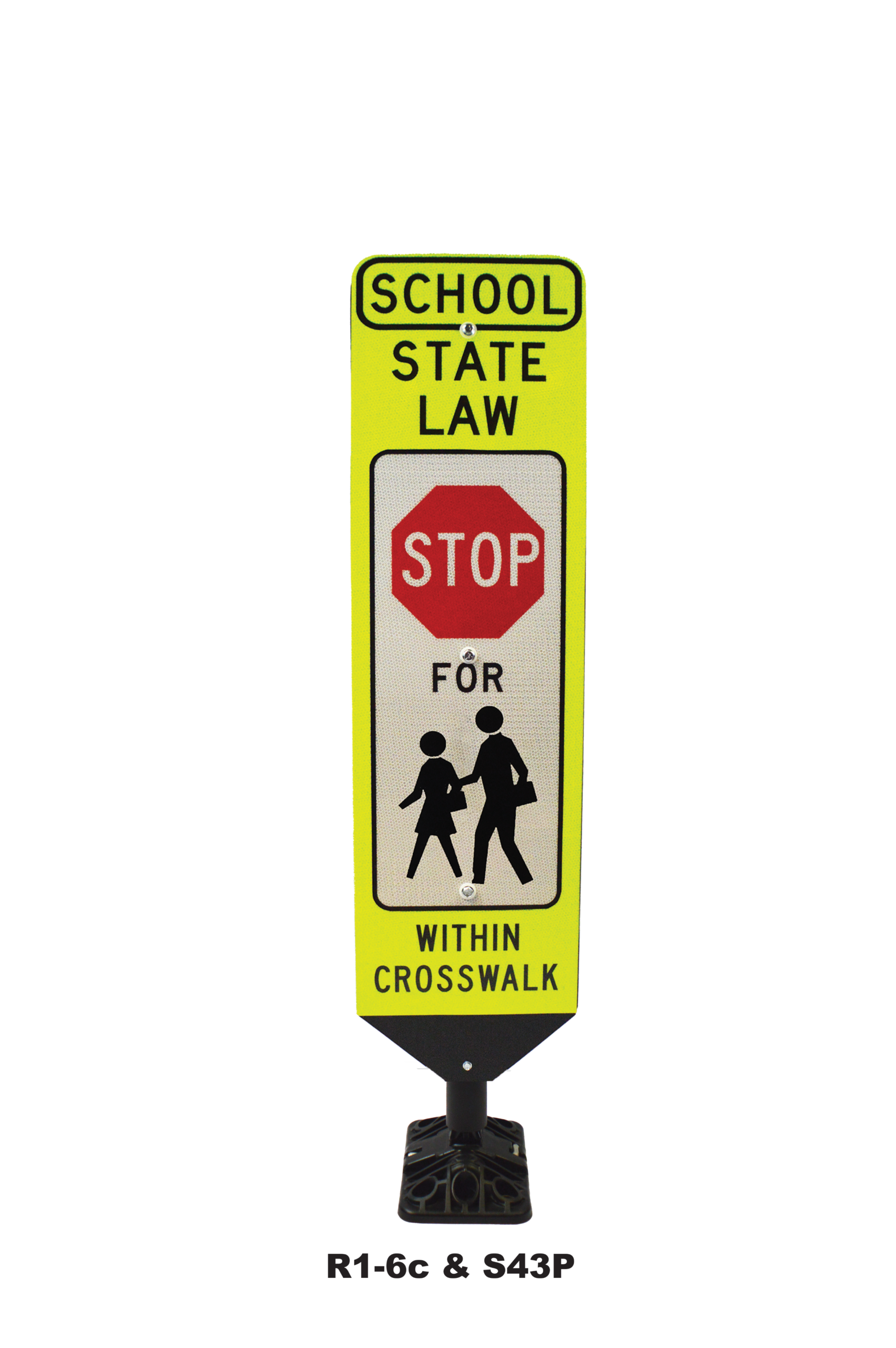 Shur-Flex® In-Street Pedestrian Crosswalk Sign - Image 7