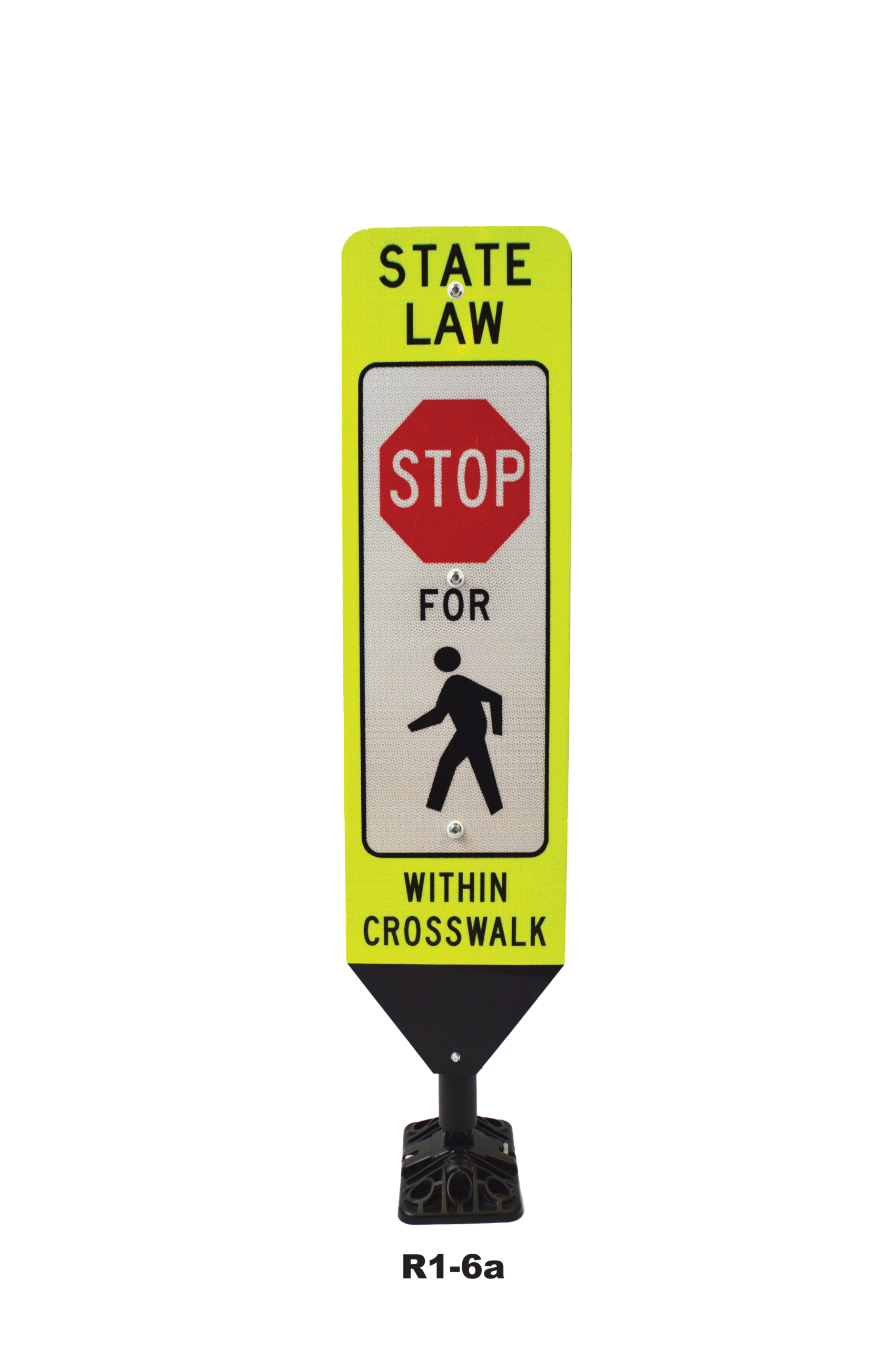 Shur-Flex® In-Street Pedestrian Crosswalk Sign - Image 2