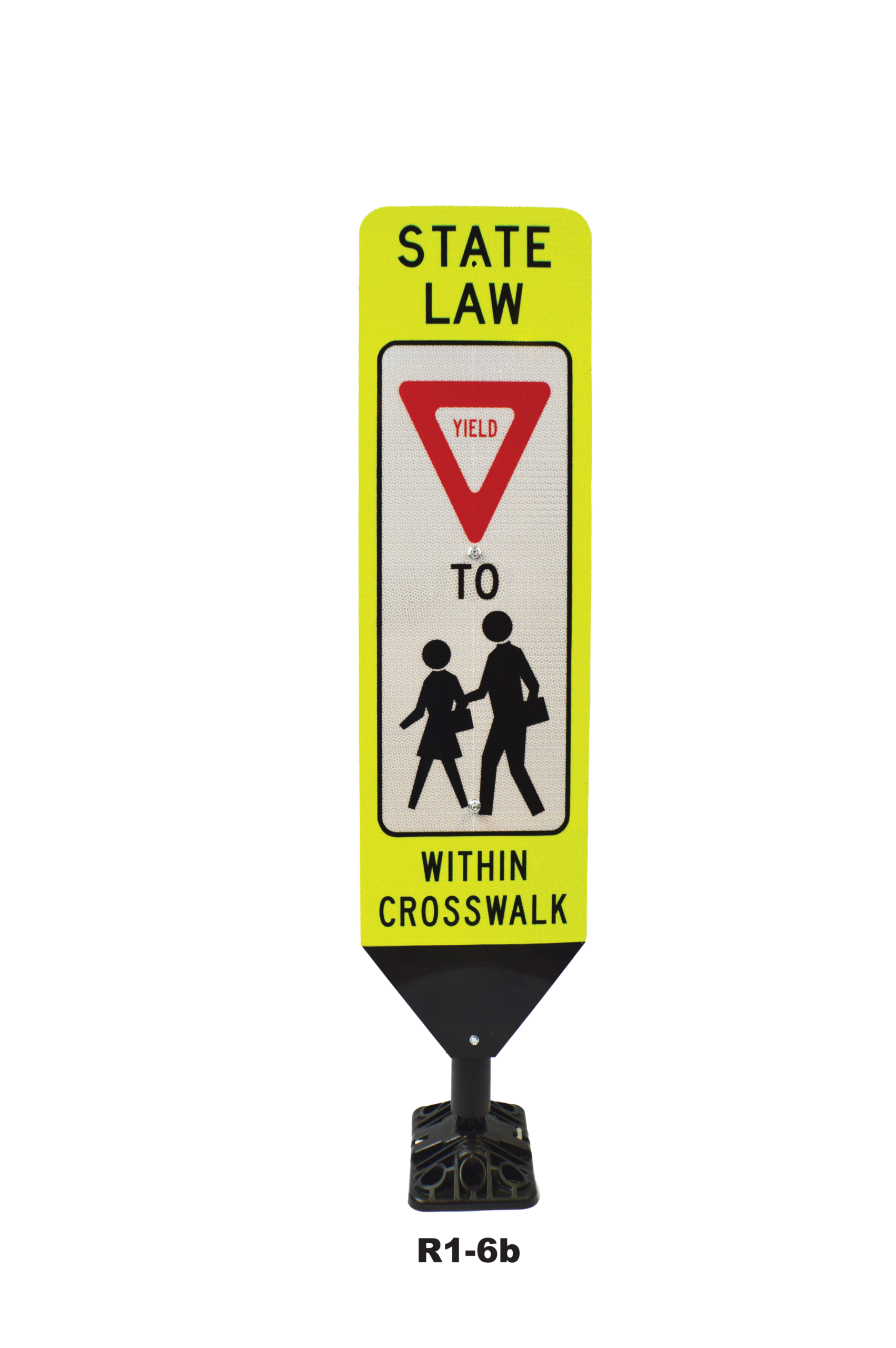 Shur-Flex® In-Street Pedestrian Crosswalk Sign - Image 4